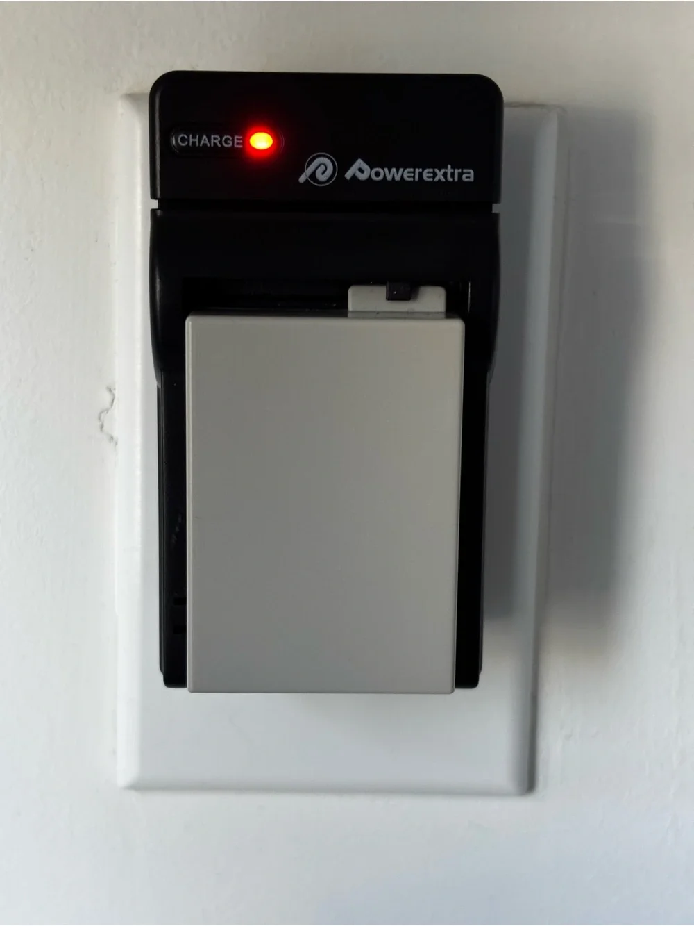 Silver Battery and Black Digital Charger Kit